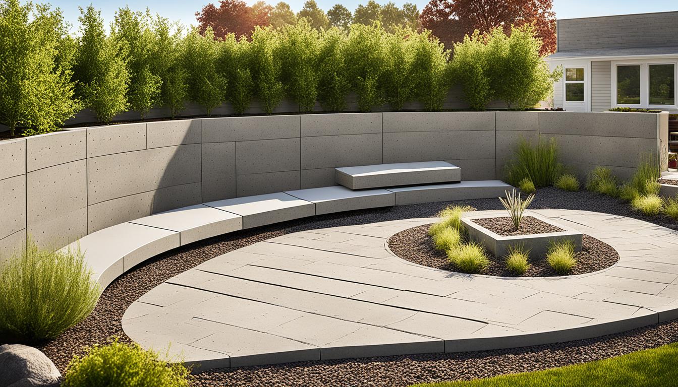 Betonbauteile Garten